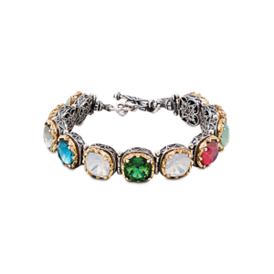 Bracelet with Multicolor Crystals