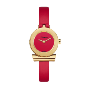 Cancino Quartz with Leather Red Strap