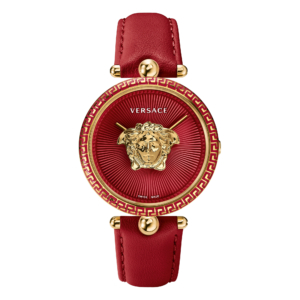 Palazzo Red Leather Strap