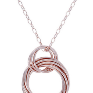 Elliptica Circle Pendant Necklace