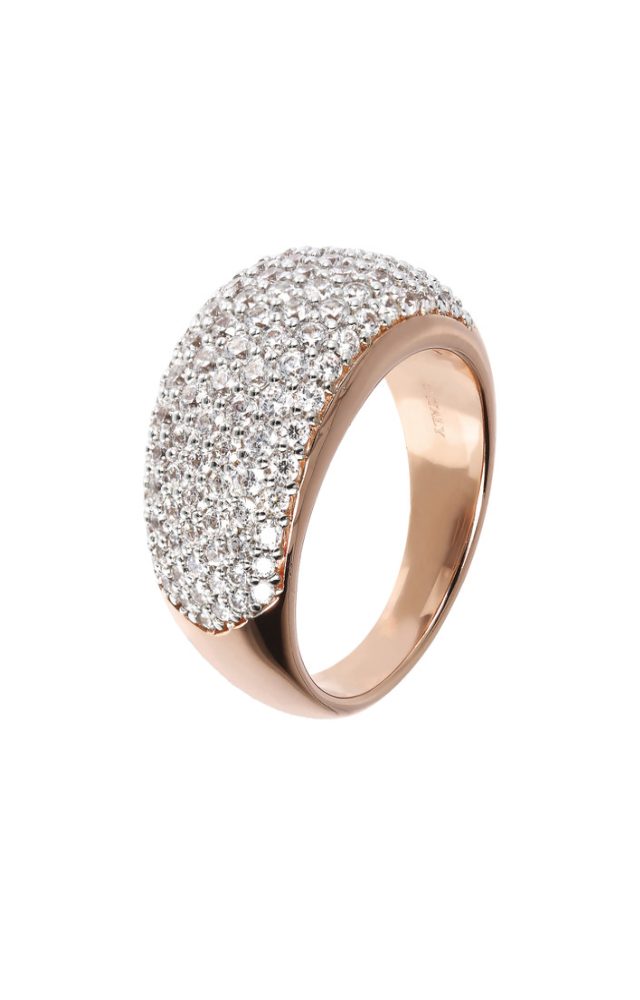Shiny Cubic Zirconia Gemstone Ring